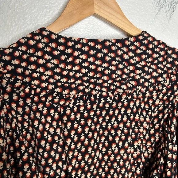Doen Camden Dress in Sable Hyde Park Floral extra small